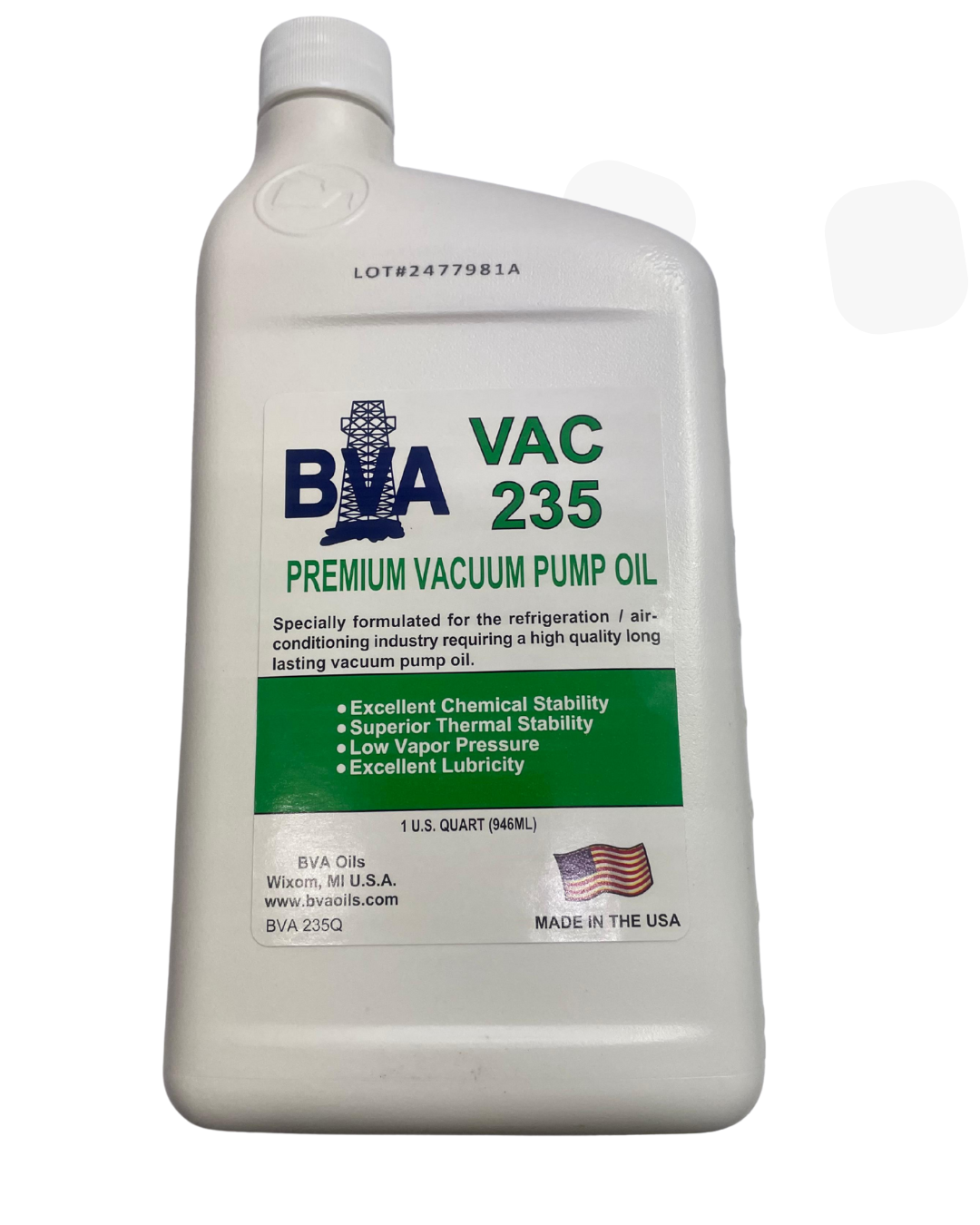 ACEITE PARA BOMBA DE VACIO VAC 235 – 1 GALON – BVA / 1/4 gal