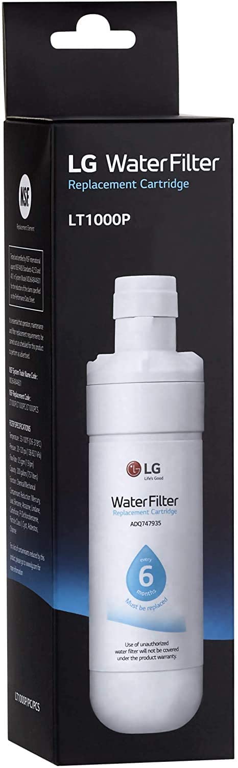 FILTRO DE AGUA PARA REFRIGERADORA - LG ADQ747935 LT1000P (INTERIOR)