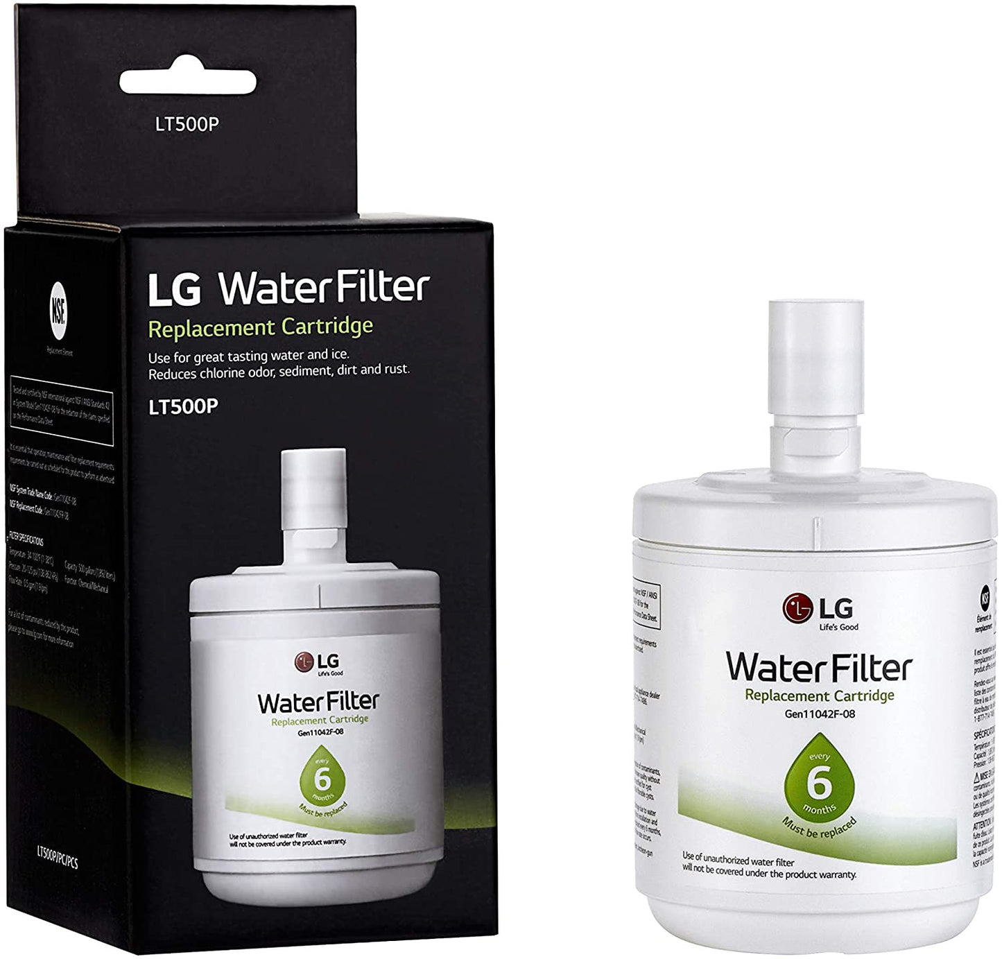 FILTRO DE AGUA PARA REFRIGERADORA - LG GEN 11042F-08 LT500P (INTERIOR)