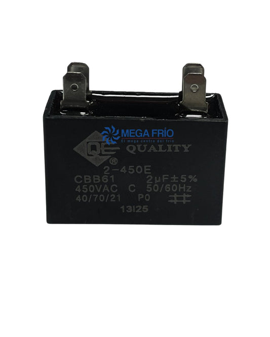 CAPACITOR TRABAJO CONSTANTE (cuadrado)