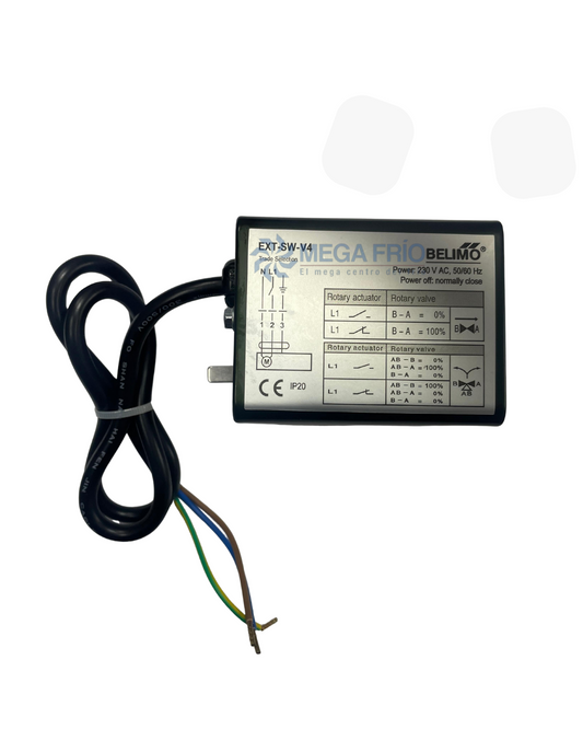ACTUADOR BELIMO EXT‑SW‑V4   (230 VAC) PARA VÁLVULA DE VIAS